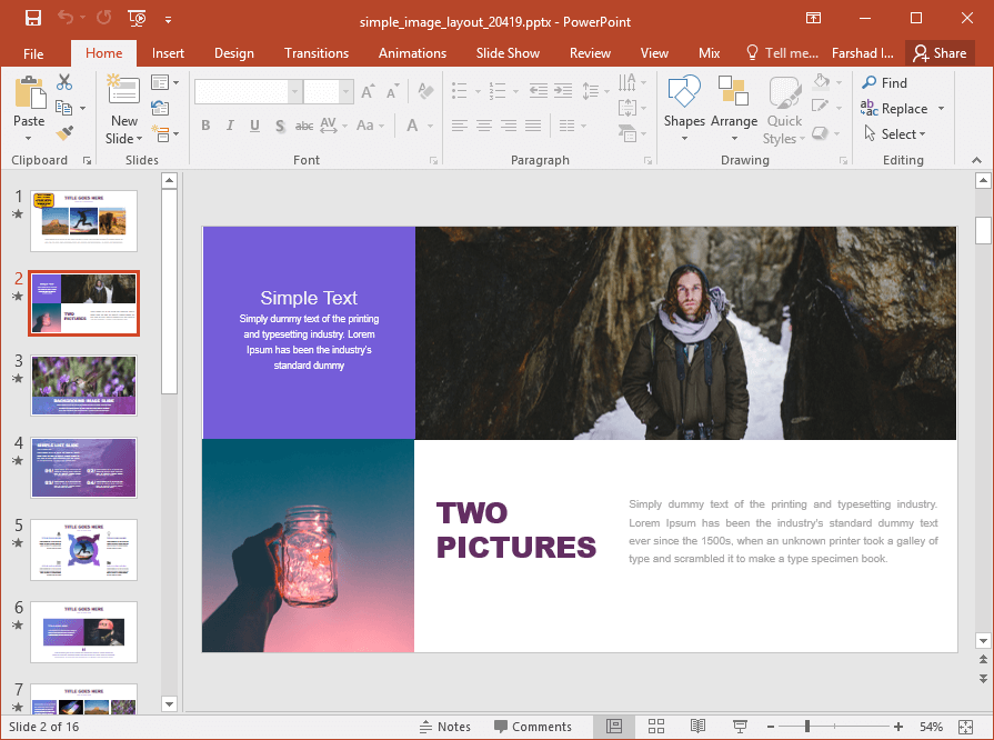 Detail Pl Presentation Template Nomer 54