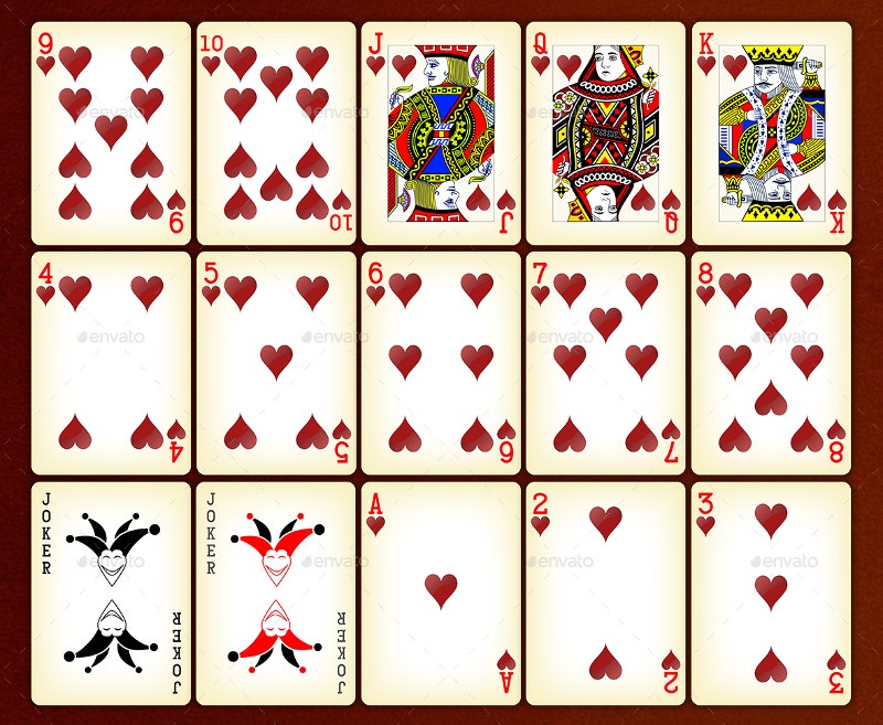 Detail Playing Card Template Photoshop Nomer 28