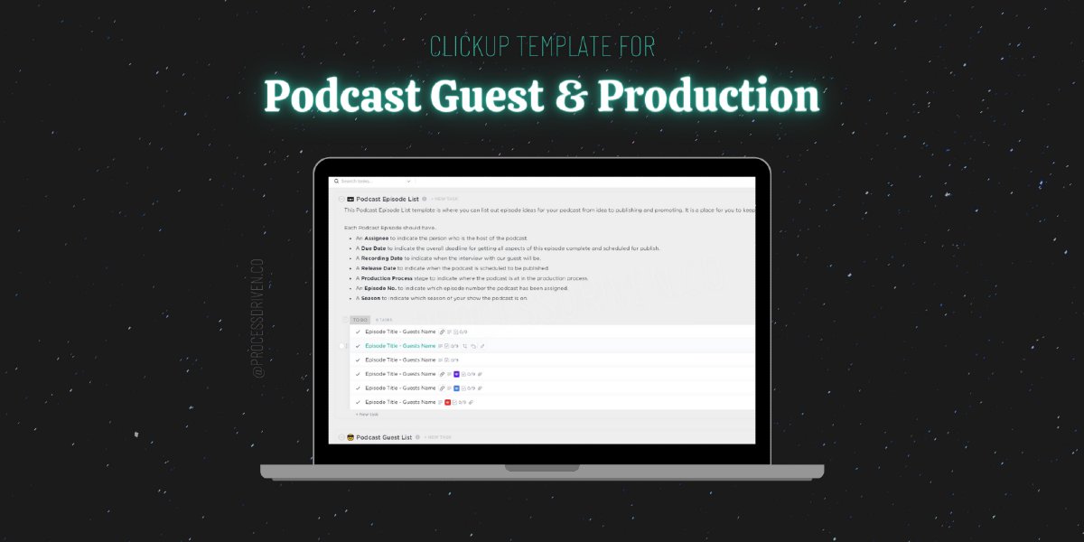 Detail Podcast Production Template Nomer 51