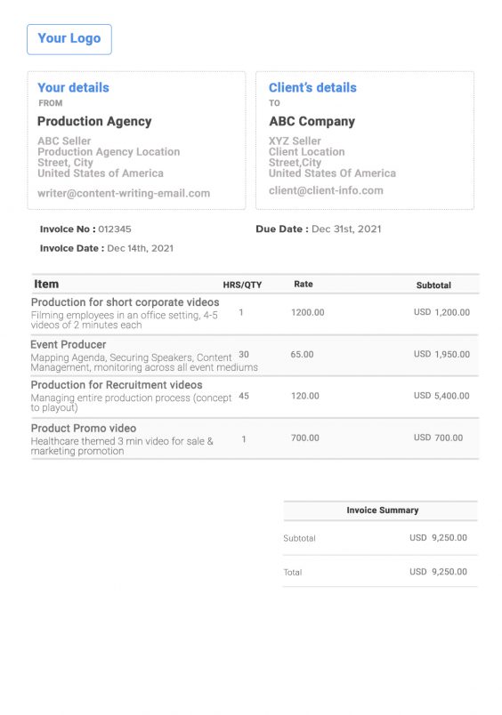 Detail Podcast Production Template Nomer 54