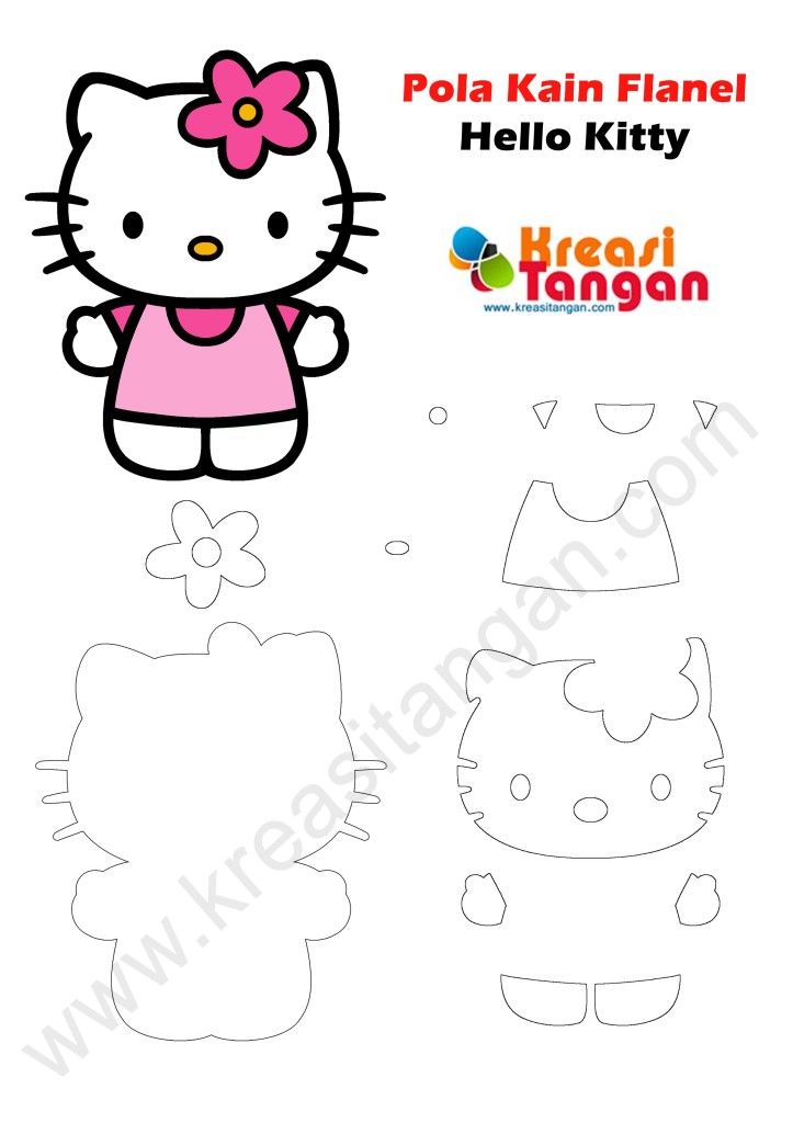 Pola Hello Kitty Flanel - KibrisPDR