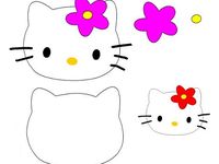 Detail Pola Hello Kitty Flanel Nomer 16