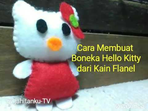 Detail Pola Hello Kitty Flanel Nomer 19