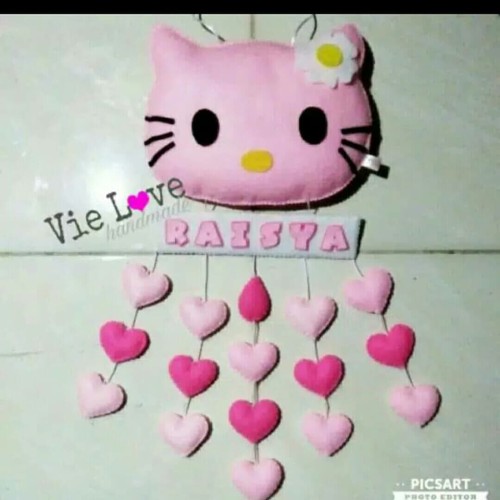 Detail Pola Hello Kitty Flanel Nomer 27