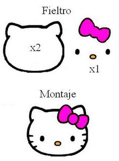 Detail Pola Hello Kitty Flanel Nomer 29