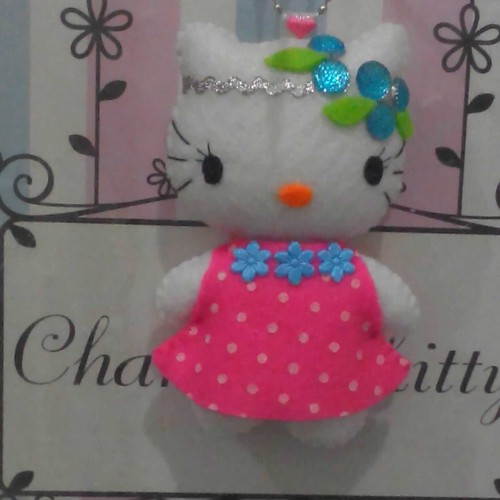 Detail Pola Hello Kitty Flanel Nomer 30