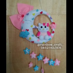 Detail Pola Hello Kitty Flanel Nomer 37