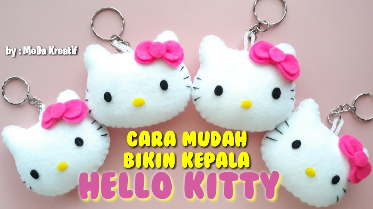 Detail Pola Hello Kitty Flanel Nomer 40