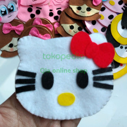 Detail Pola Hello Kitty Flanel Nomer 45