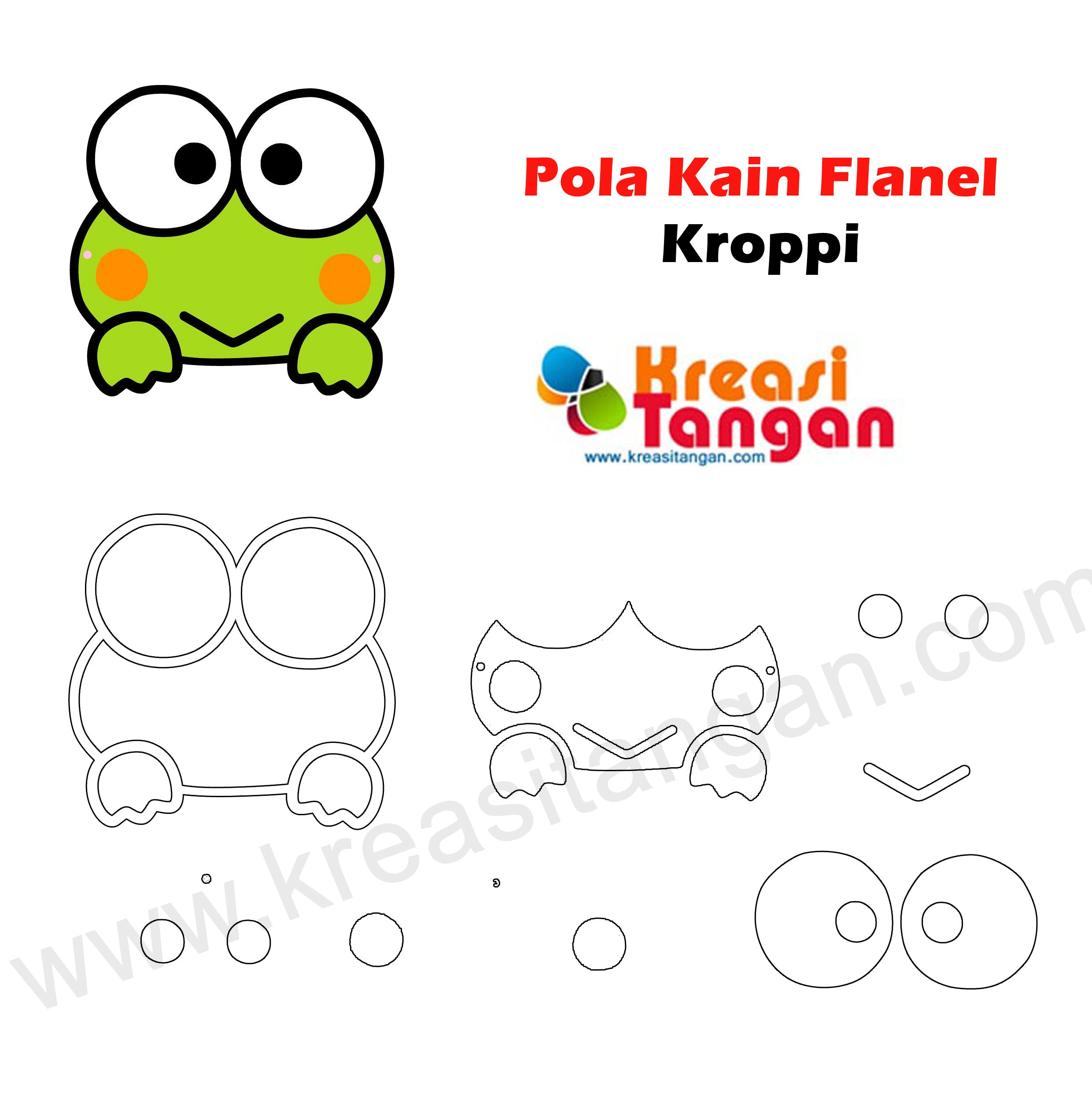 Detail Pola Hello Kitty Flanel Nomer 8
