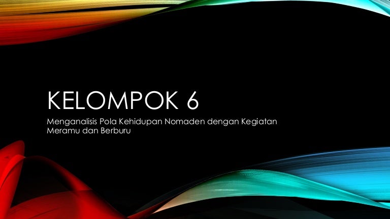 Detail Pola Kehidupan Nomaden Nomer 23