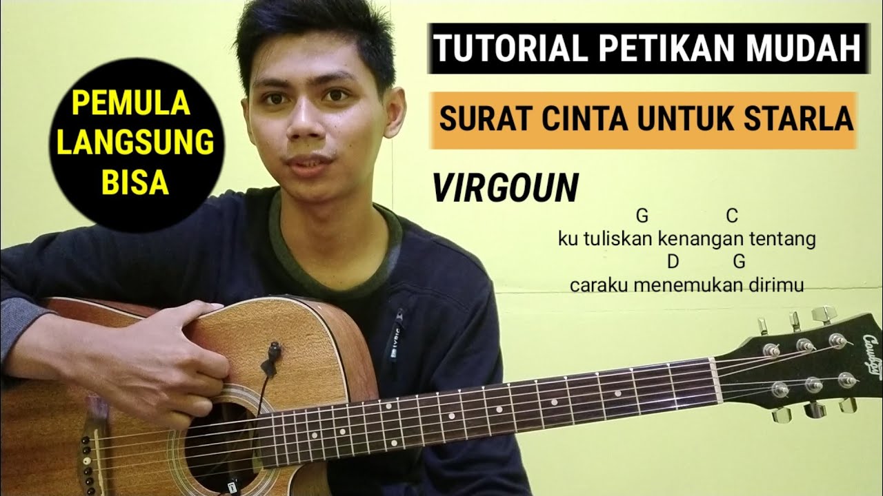 Detail Pola Petikan Gitar Surat Cinta Untuk Starla Nomer 15