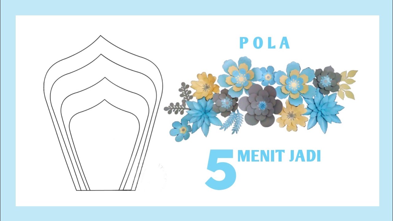 Detail Pola Untuk Paper Flower Nomer 2