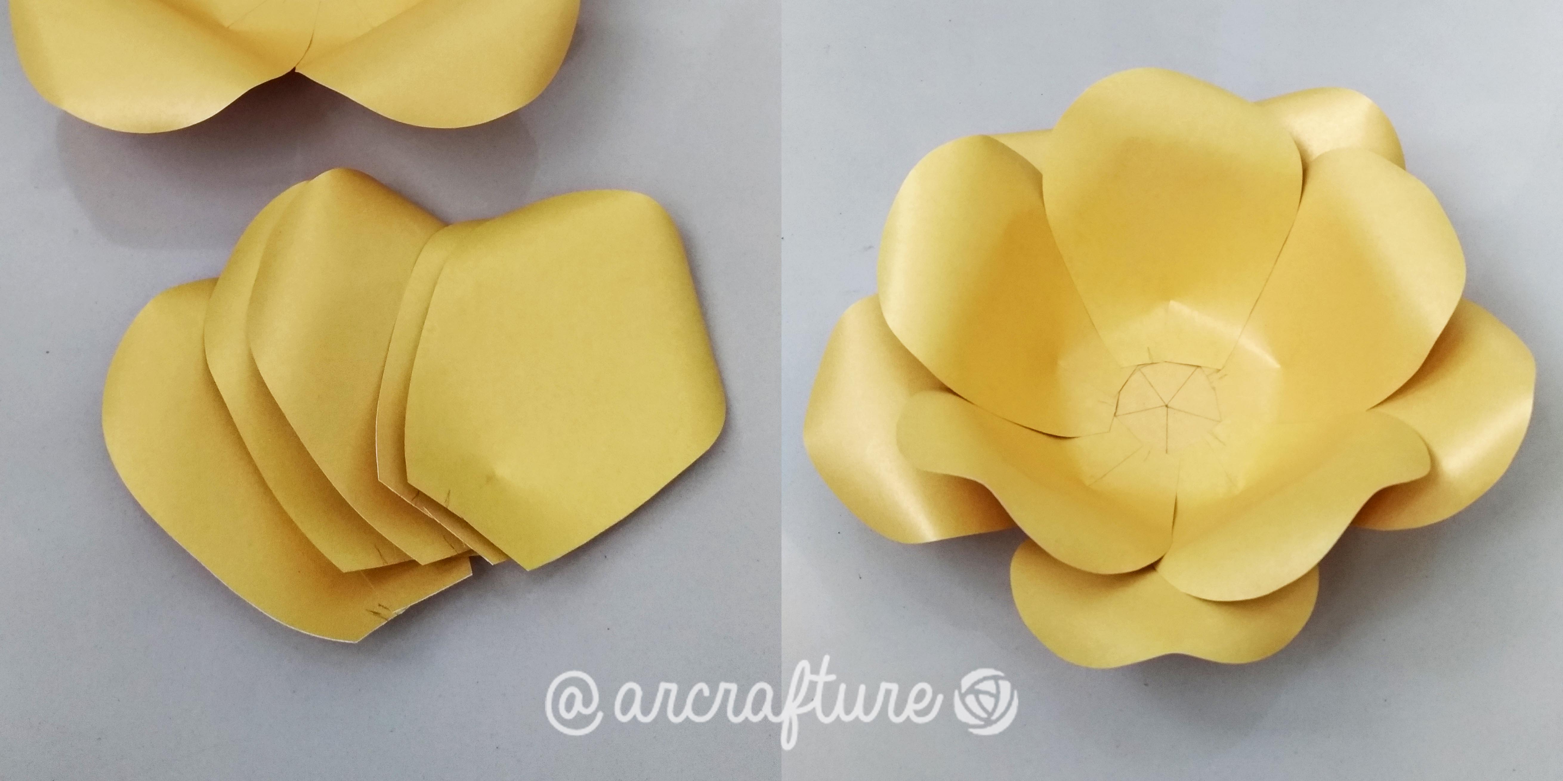 Detail Pola Untuk Paper Flower Nomer 18