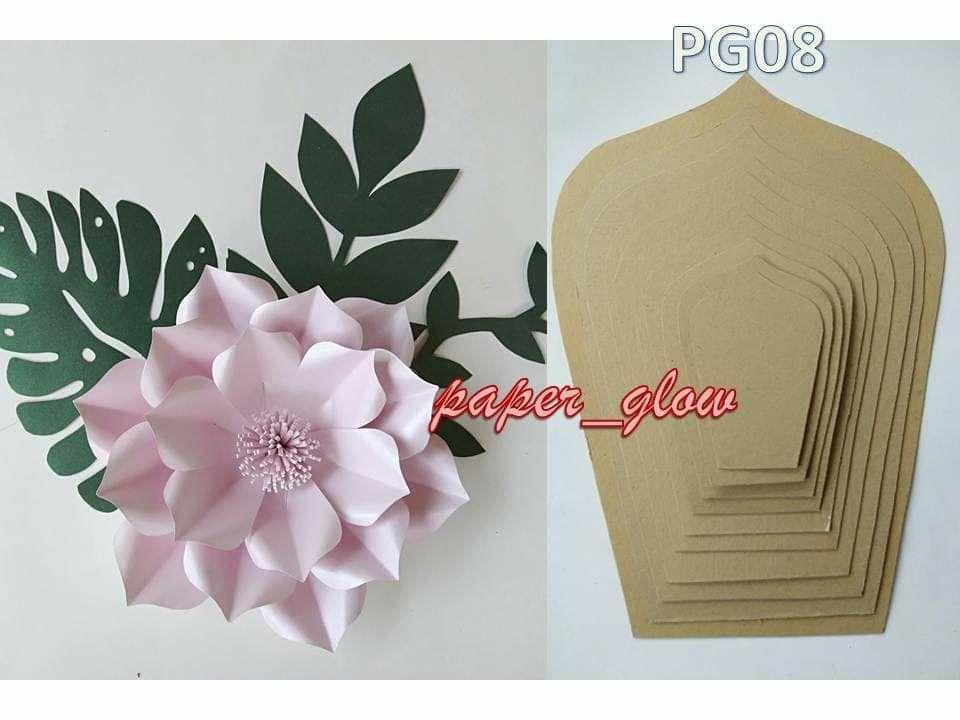 Detail Pola Untuk Paper Flower Nomer 9