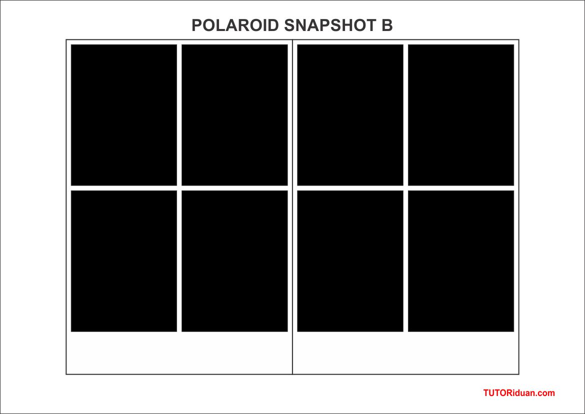 Detail Polaroid Template A4 Nomer 13