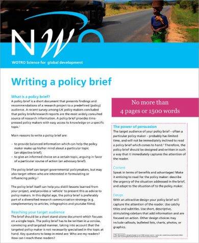 Detail Policy Brief Design Template Nomer 3