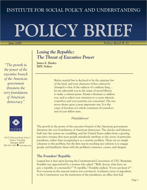 Detail Policy Brief Design Template Nomer 20