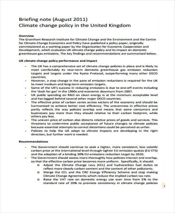 Detail Policy Brief Design Template Nomer 33