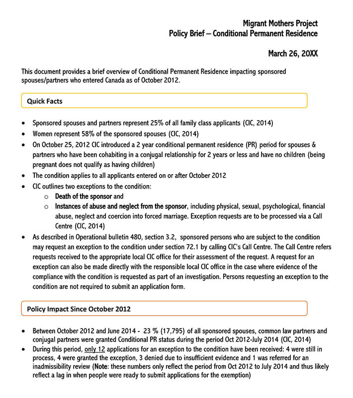 Detail Policy Brief Design Template Nomer 37