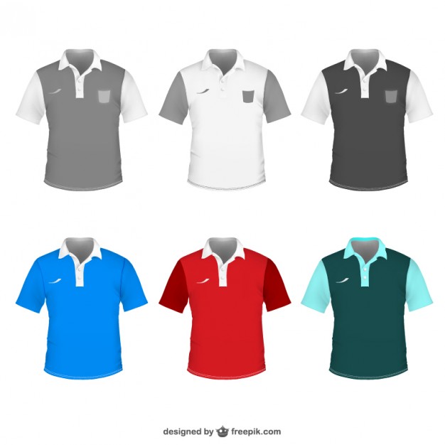 Detail Polo Template Vector Nomer 12