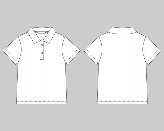 Detail Polo Template Vector Nomer 51