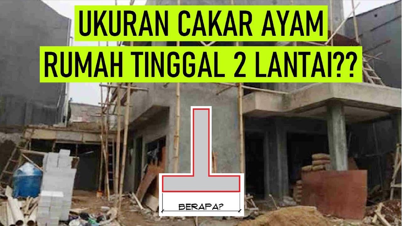 Detail Pondasi Tapak Rumah 2 Lantai Nomer 12