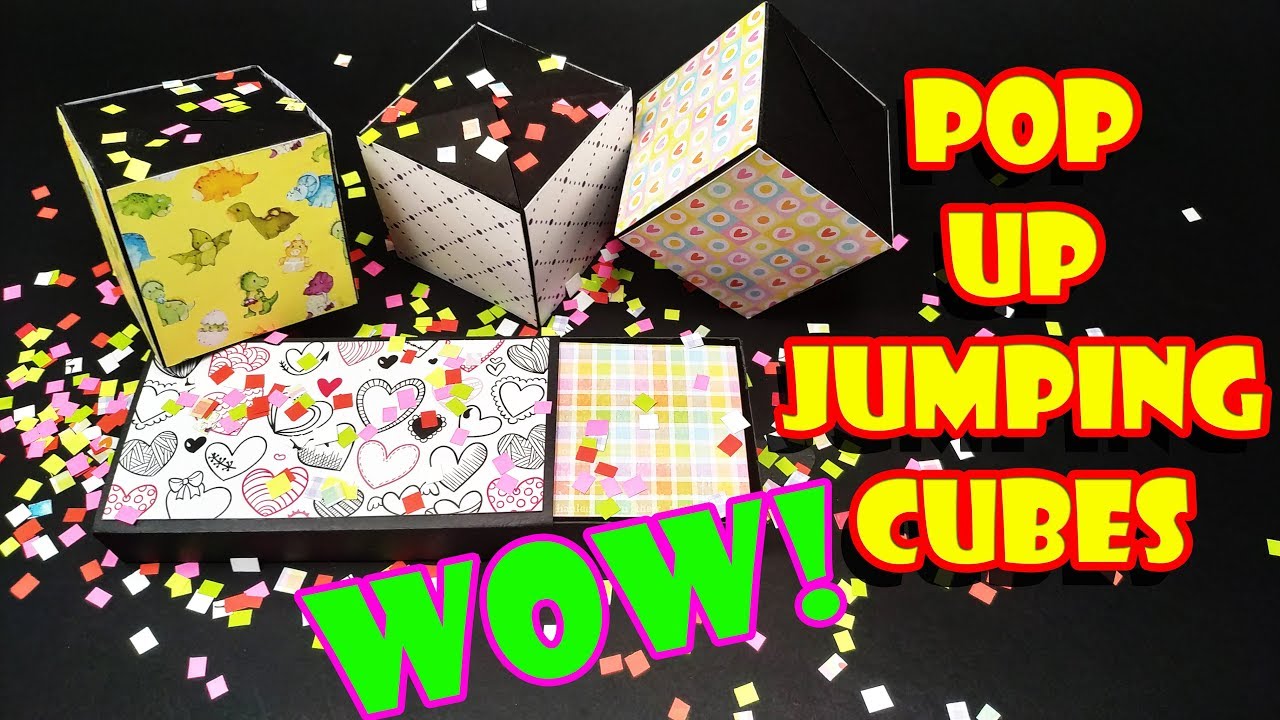 Detail Pop Up Cube Box Template Nomer 26