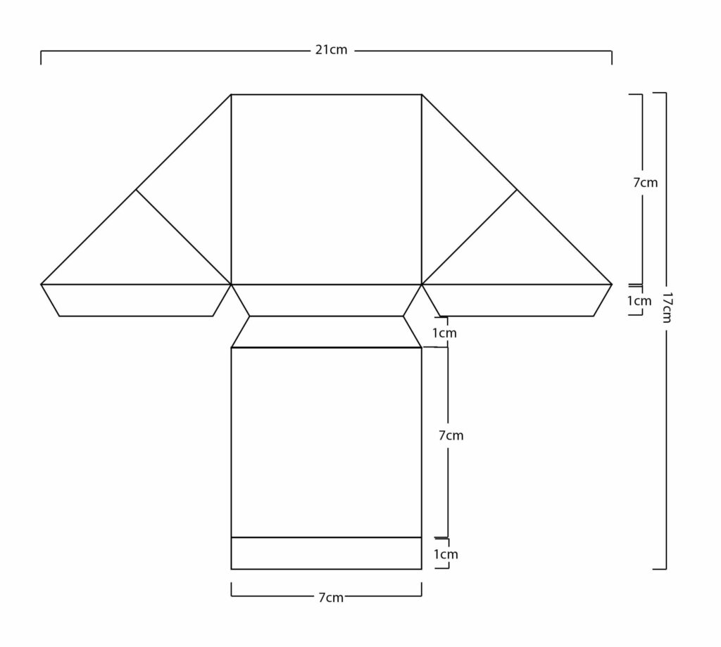 Detail Pop Up Cube Box Template Nomer 9