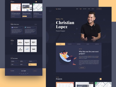 Detail Portfolio Design Template Nomer 11