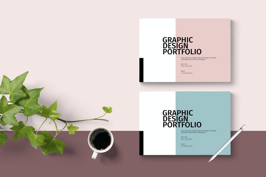 Detail Portfolio Design Template Nomer 18