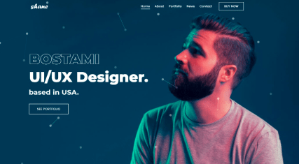 Detail Portfolio React Template Nomer 24