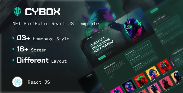 Detail Portfolio React Template Nomer 51