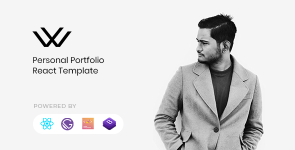 Detail Portfolio React Template Nomer 53