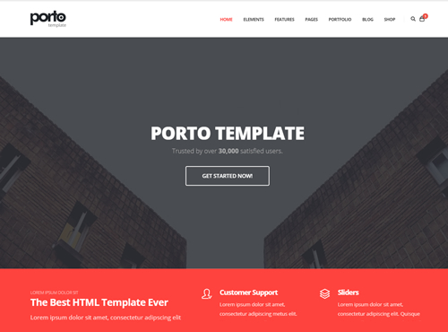 Detail Porto Html5 Template Nomer 16