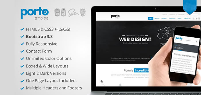 Detail Porto Html5 Template Nomer 21