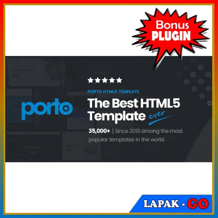 Detail Porto Html5 Template Nomer 23