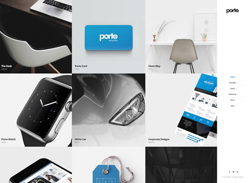 Detail Porto Html5 Template Nomer 42