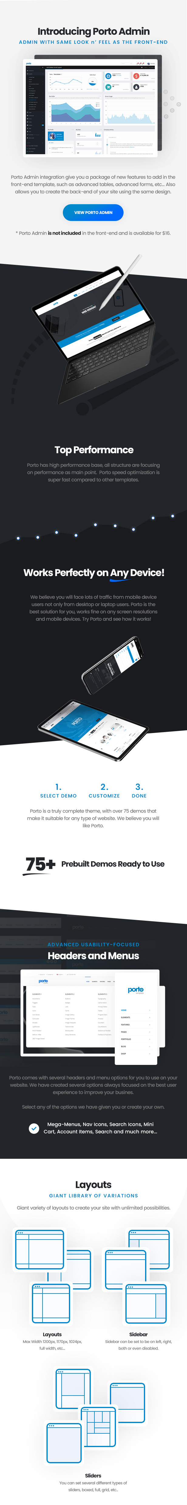 Detail Porto Html5 Template Nomer 8