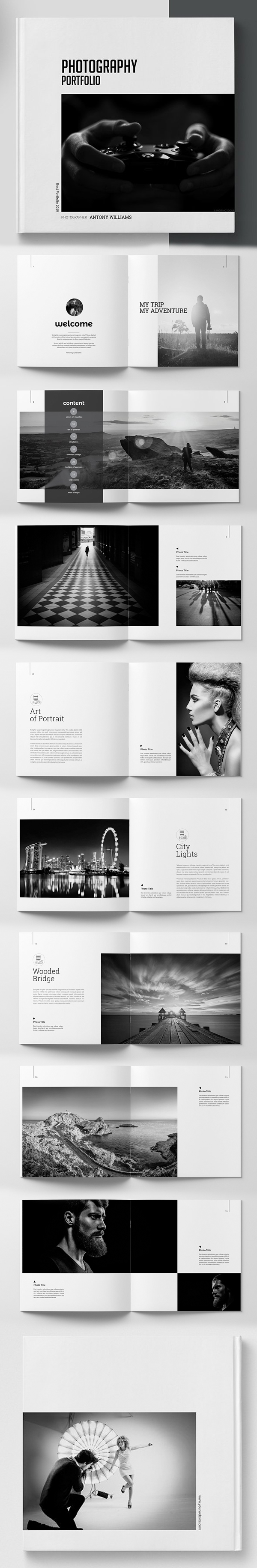 Detail Portrait Brochure Template Nomer 22