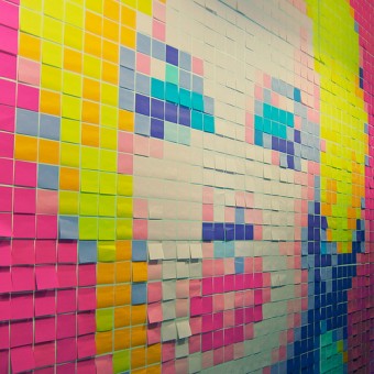 Detail Post It Note Mural Template Nomer 18