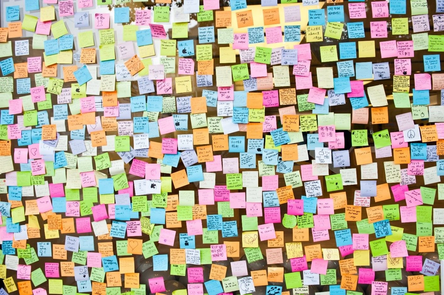 Detail Post It Note Mural Template Nomer 22