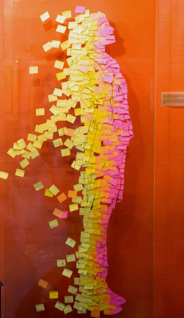 Detail Post It Note Mural Template Nomer 9