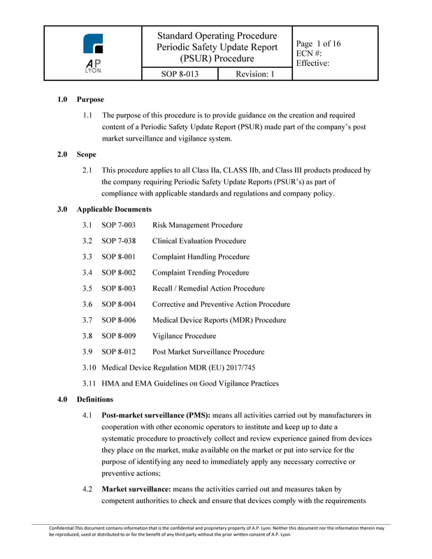 Detail Post Market Surveillance Plan Template Nomer 15