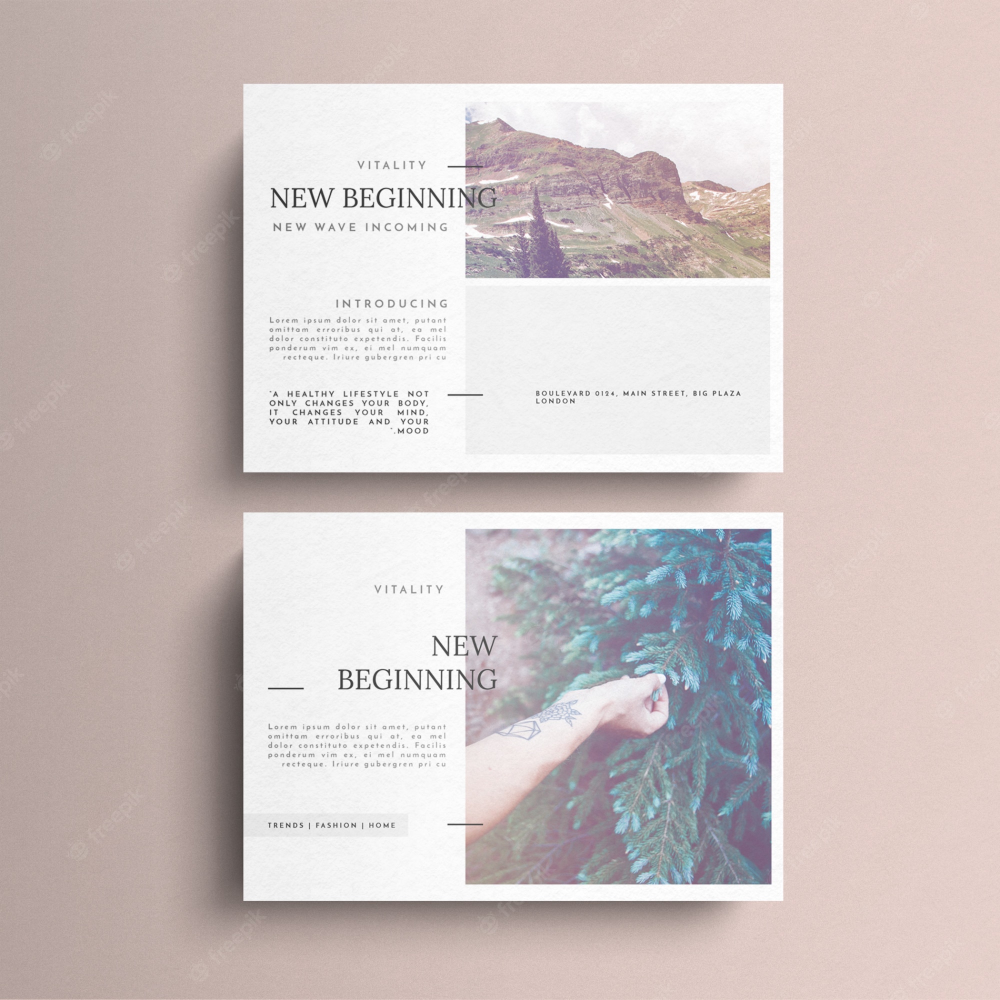 Postcard Template Psd - KibrisPDR