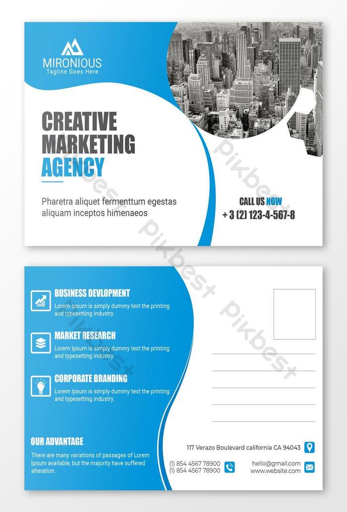 Detail Postcard Template Psd Nomer 4