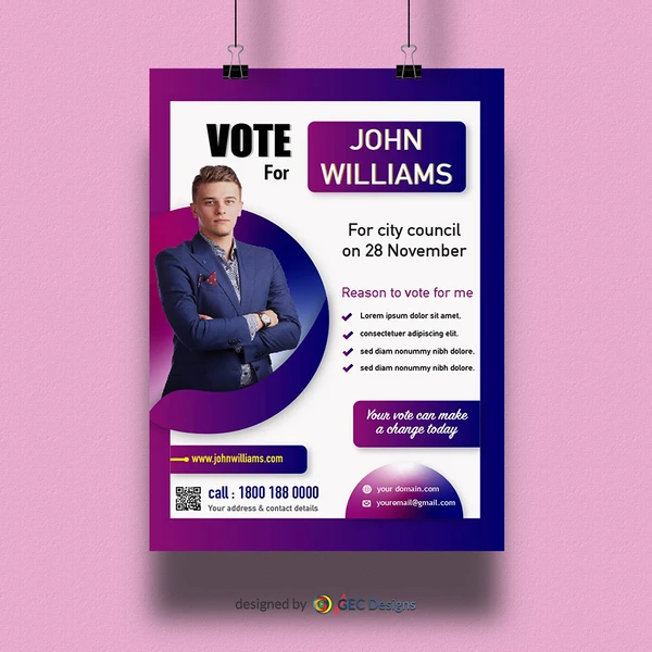 Detail Poster Flyer Template Nomer 18