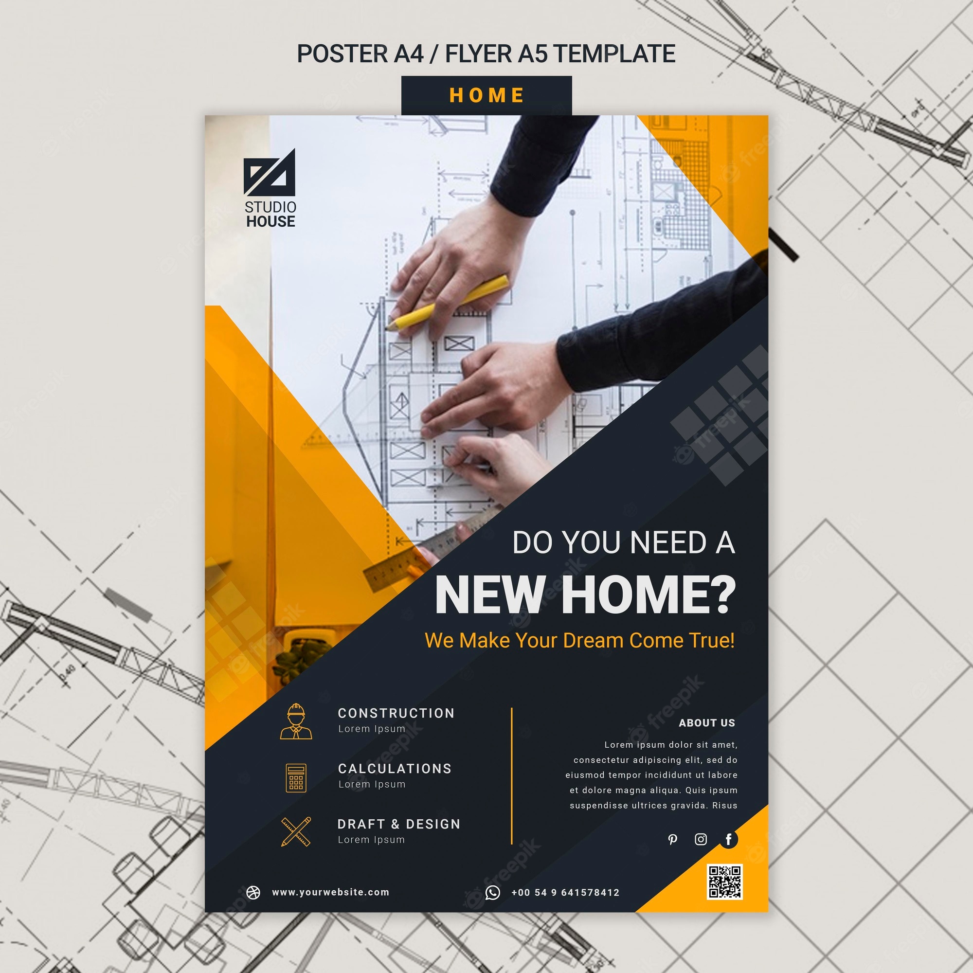 Detail Poster Flyer Template Nomer 7