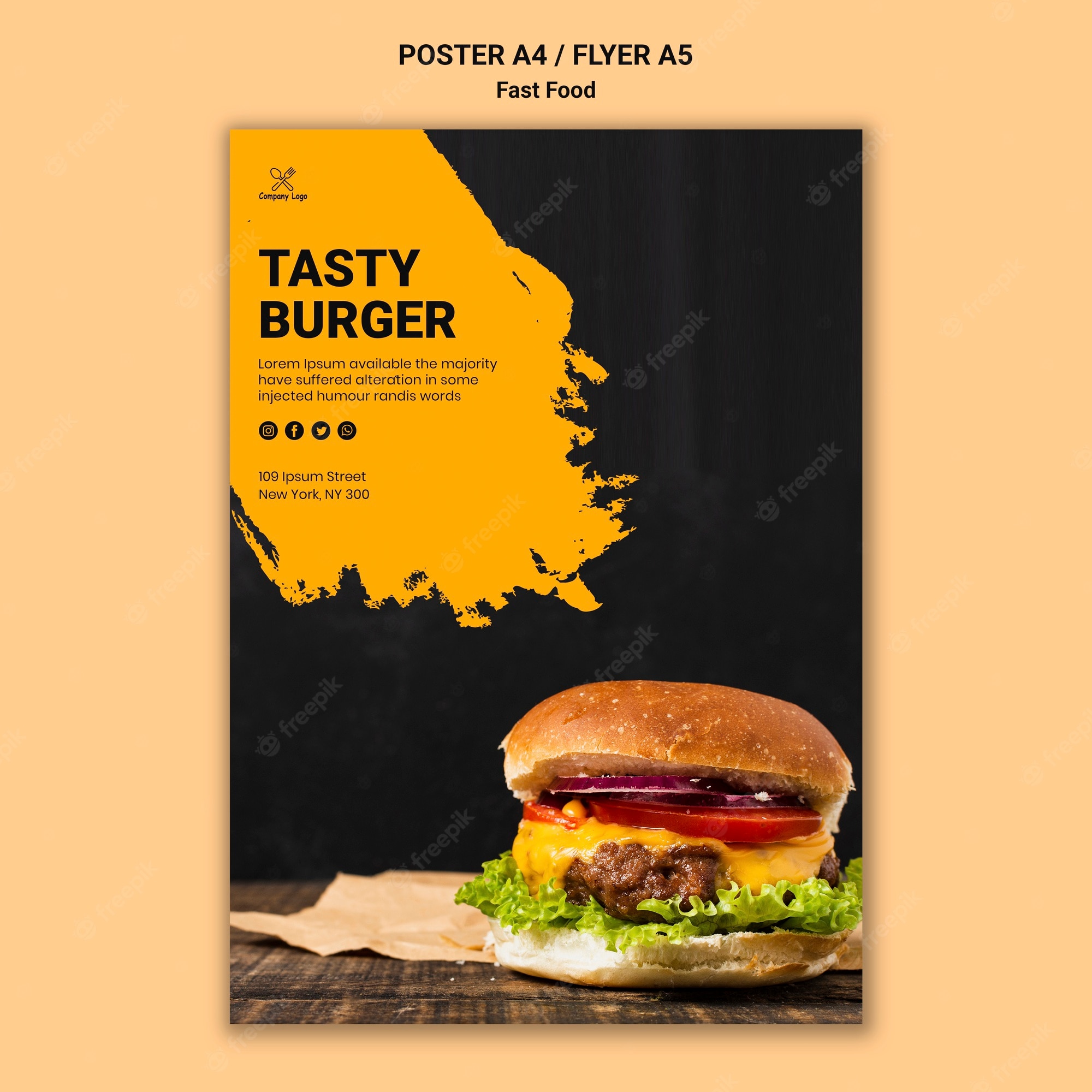 Detail Poster Food Template Nomer 36