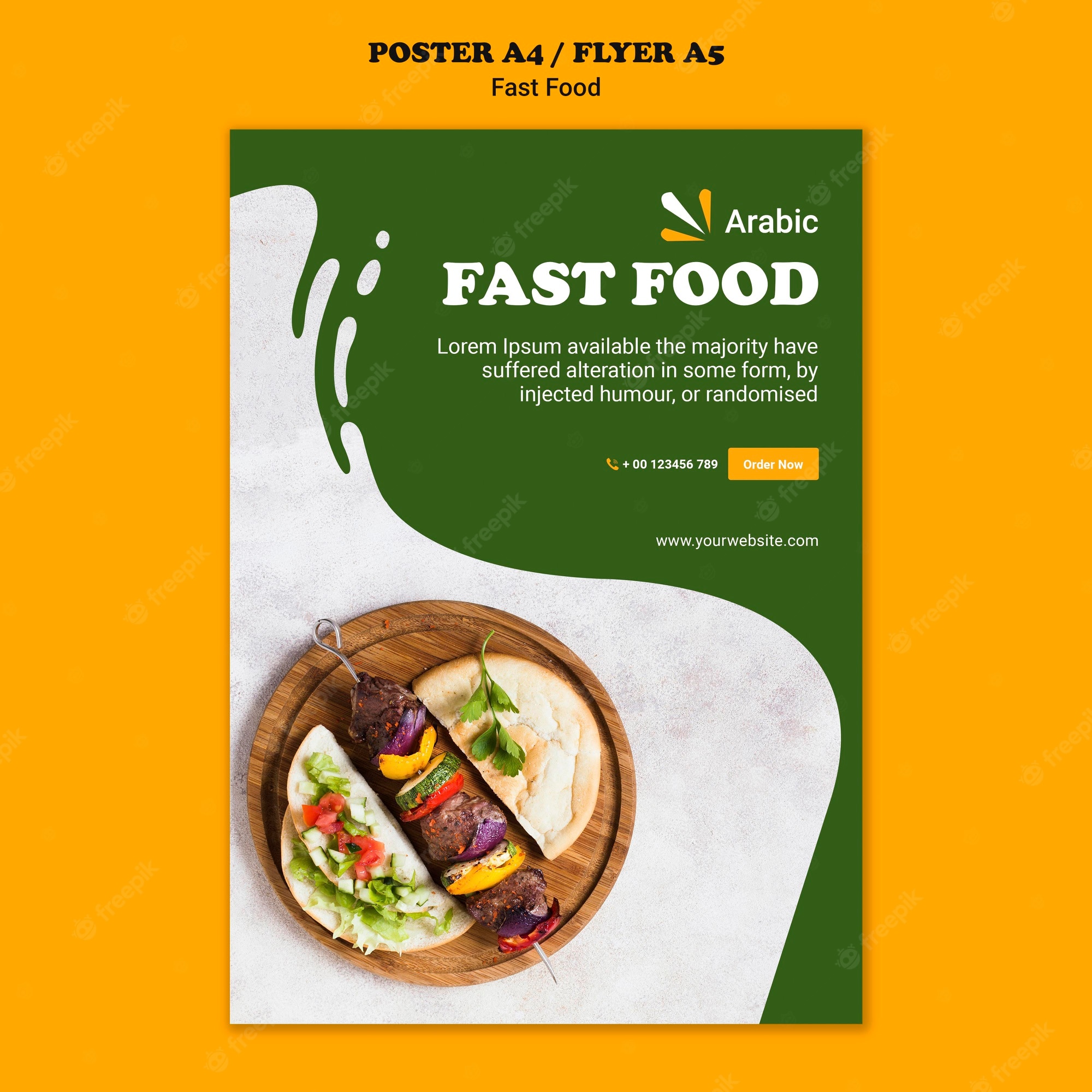 Detail Poster Food Template Nomer 9